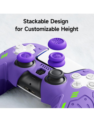 Empuñaduras de Silicona JEMDO para Joysticks PS5/PS4/Switch Pro - 6 Piezas