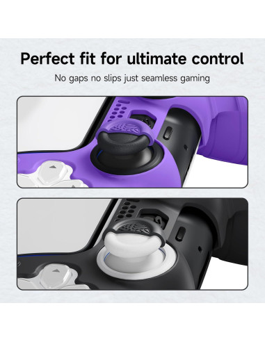 Empuñaduras de Silicona JEMDO para Joysticks PS5/PS4/Switch Pro - 6 Piezas