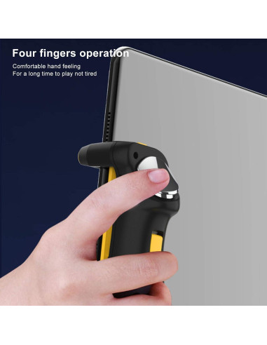 Gamepad para Tablet PC Bindpo Amarillo 4 Dedos