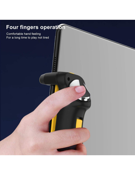 Gamepad para Tablet PC Bindpo Amarillo 4 Dedos