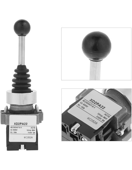 Interruptor de Joystick Zopsc 2 Posiciones 0-380V AC