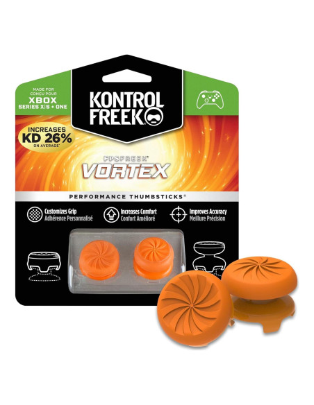KontrolFreek Vortex para Xbox One y Series X - Thumbsticks Naranja