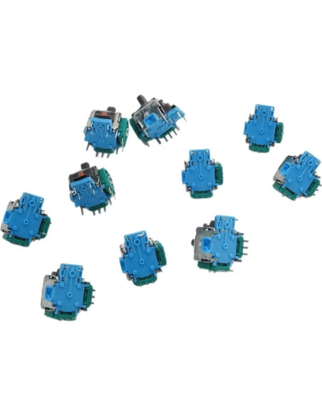 10 Piezas Módulo Joystick Analógico Verde para PS4 y Xbox One