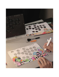 Controlador sin palanca SIXSIR U16 RGB para juegos de arcade 2