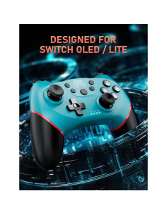 Controlador Pro Inalámbrico Diswoe para Switch y PC Azul 2