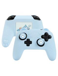 Funda de Controlador GeekShare Azul para Switch Pro - Silicona Antideslizante