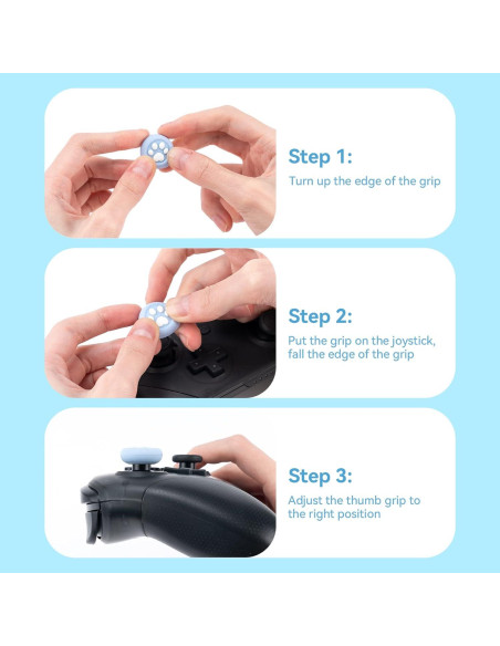 Funda de Controlador GeekShare Azul para Switch Pro - Silicona Antideslizante