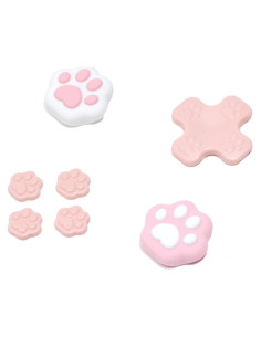 Juego de tapas de botón GeekShare para Switch - Rosa