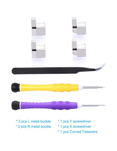 Pestillos Metálicos FYOUNG para JoyCon Switch - Kit de Reparación 2