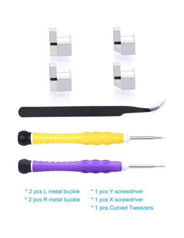 Pestillos Metálicos FYOUNG para JoyCon Switch - Kit de Reparación