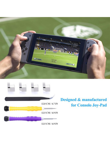 Pestillos Metálicos FYOUNG para JoyCon Switch - Kit de Reparación