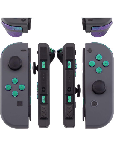 Juego de Botones Camaleón Verde para Nintendo Switch Joycon