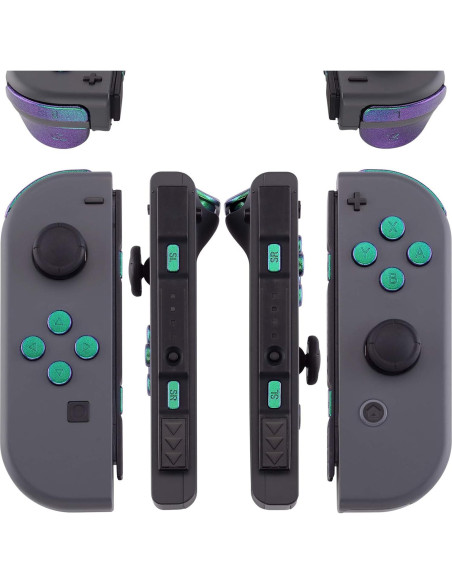 Juego de Botones Camaleón Verde para Nintendo Switch Joycon