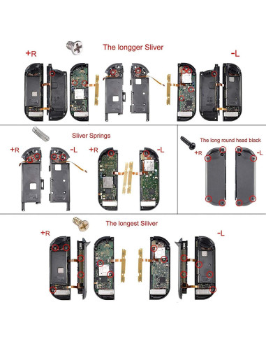 Juego de Botones Camaleón Verde para Nintendo Switch Joycon