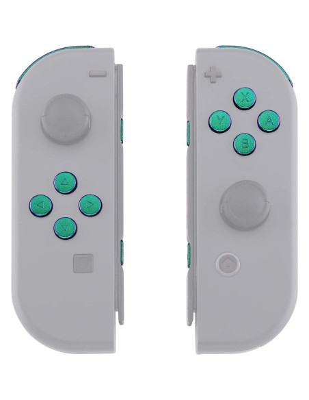 Juego de Botones Camaleón Verde para Nintendo Switch Joycon