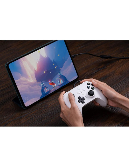 Controlador USB 8Bitdo Ultimate Blanco para PC y Switch
