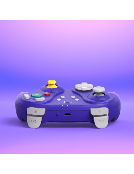 Controlador Bluetooth NYXI Warrior para Switch y PC, Violeta