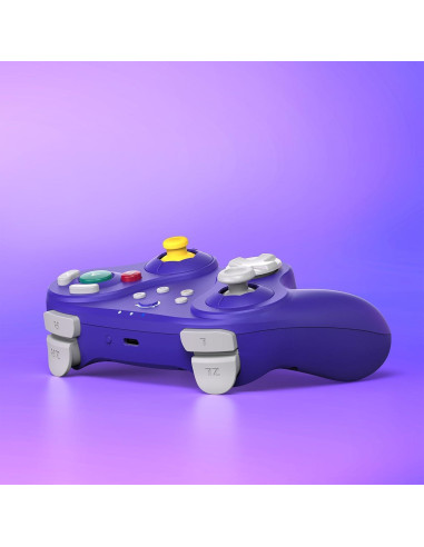 Controlador Bluetooth NYXI Warrior para Switch y PC, Violeta