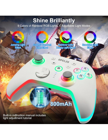 Controlador Inalámbrico opclzs para Nintendo Switch - RGB