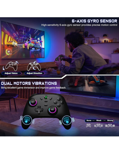 Controlador Pro Inalámbrico NinjaPlusOX para Nintendo Switch