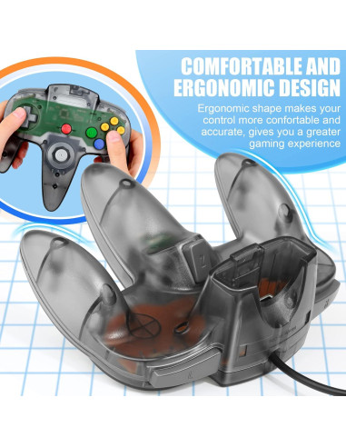 Controlador USB N64 FISUPER 2 Piezas para PC y Raspberry Pi