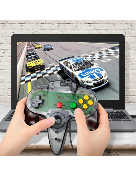 Controlador USB N64 FISUPER 2 Piezas para PC y Raspberry Pi
