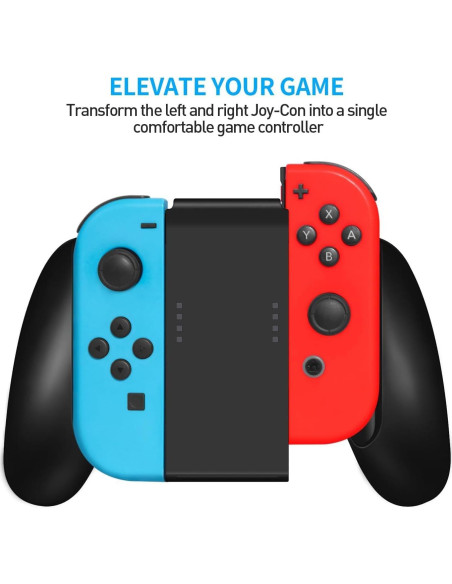 Cargador Joy-Con SENBOMA con Agarre y Soporte USB