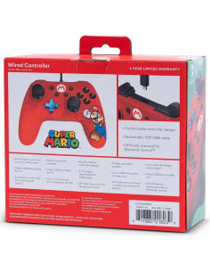 Controlador con cable PowerA Mario para Nintendo Switch 2