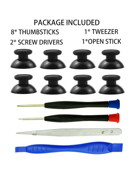 Joystick Analog CTHTBZ 8 Piezas para Nintendo Switch Pro