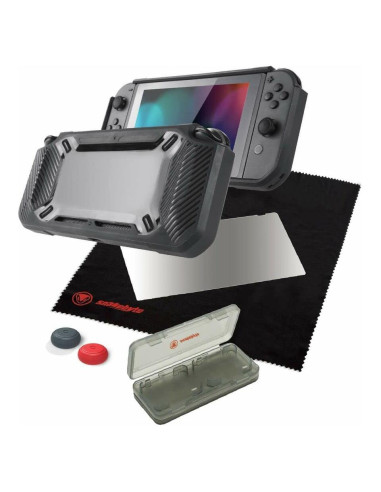 Kit Accesorios Nintendo Switch Snakebyte - Funda Dura y Protector