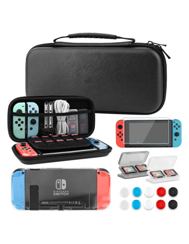 Estuche de Transporte RHOTALL para Nintendo Switch 3 en 1