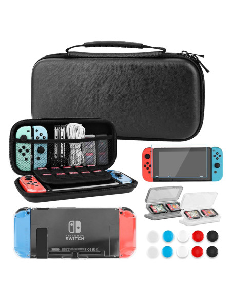 Estuche de Transporte RHOTALL para Nintendo Switch 3 en 1