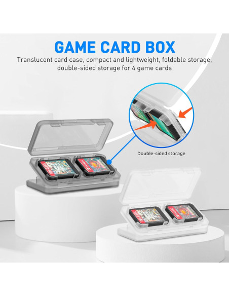 Estuche de Transporte RHOTALL para Nintendo Switch 3 en 1