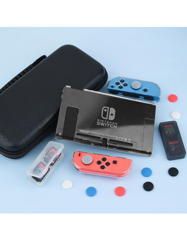 Estuche de Transporte RHOTALL para Nintendo Switch 3 en 1