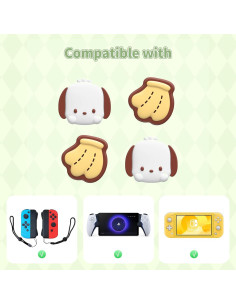 Tapas de Joystick y Piel para Controlador Joy Con Kuitmor 2