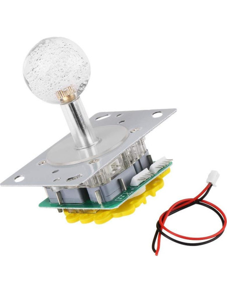 Joystick LED Arcade Colorido para Juegos en Casa - 0.29 kg