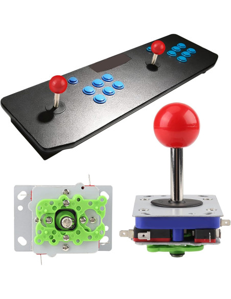 Joystick Arcade Zippy 2/4/8 Vías Ajustable para Juegos