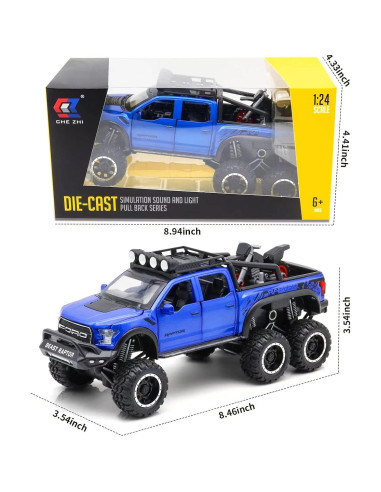 Camión Monstruo F150 Ming You 1/24 con Sonido y Luz