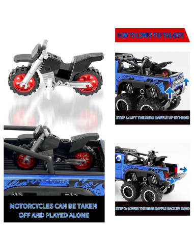 Camión Monstruo F150 Ming You 1/24 con Sonido y Luz