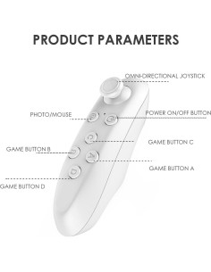 Controlador Remoto Mini VR Elictech Bluetooth para Móvil 2