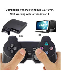 Controlador Inalámbrico C-Zone PS3/PC con Giroscopio 6 Ejes 2