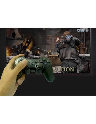 Controlador Inalámbrico C-Zone PS3/PC con Giroscopio 6 Ejes