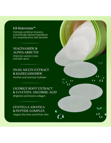 Toner Pads JiYu Anti-Envejecimiento 100 Unidades Eucalipto