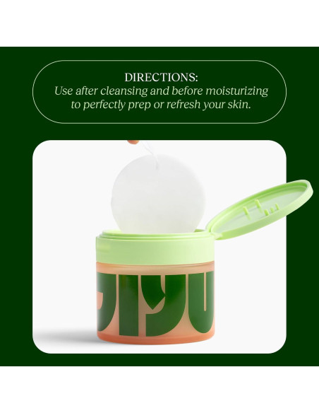 Toner Pads JiYu Anti-Envejecimiento 100 Unidades Eucalipto