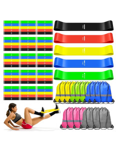 Juego de Bandas de Resistencia Sratte 90 Pcs con Mochilas
