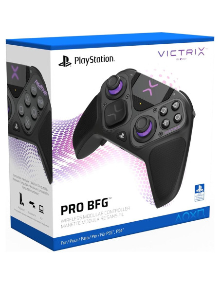 Controlador Inalámbrico Victrix Pro BFG para PS5/PS4/PC, Negro