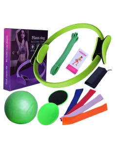 Kit de Pilates Karlak con Anillo, Pelota y Bandas de Resistencia