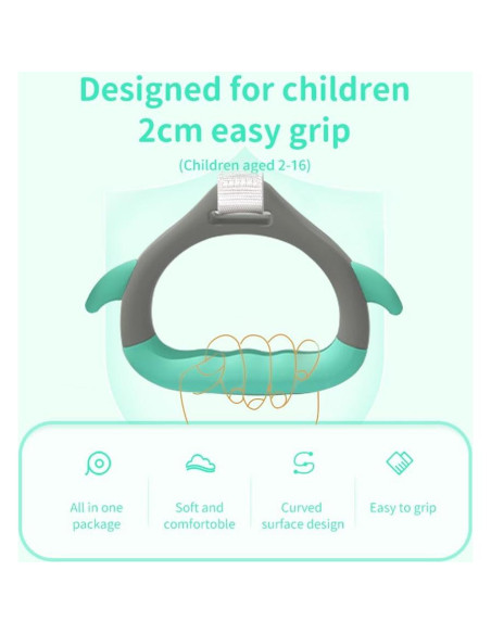 Anillas de Gimnasia Kechery para Niños con Correas Ajustables