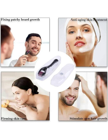 Rodillo Derma JonhTech 540 Micro Agujas para Piel y Cabello