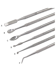 Juego de Cuchillos de Cera PHYHOO 12 Piezas Acero Inoxidable 2